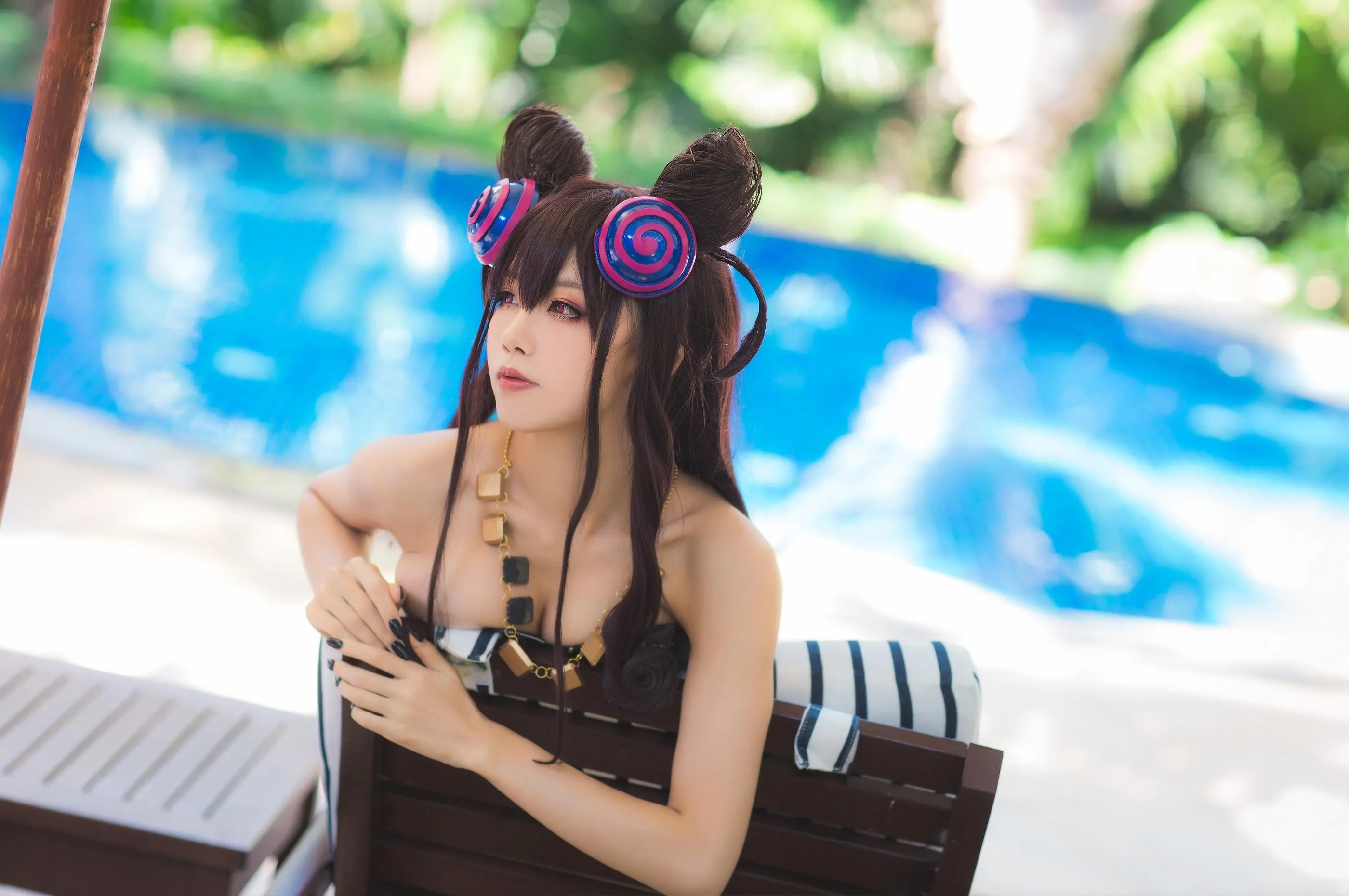 水淼 – NO.42 紫式部水着Ver [41P]插图7